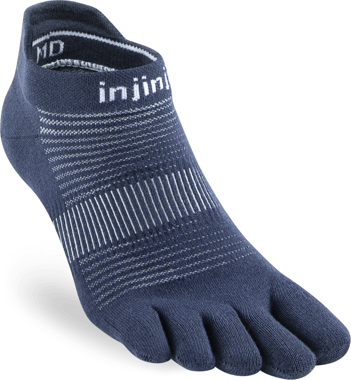 Injinji Men's Run Lightweight No-Show Navy