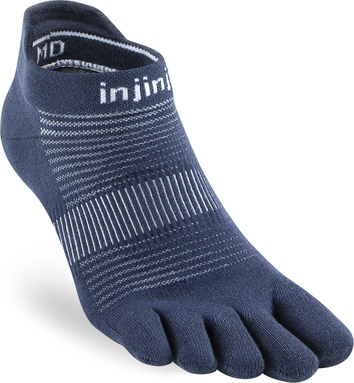 Injinji Men's Run Lightweight No-Show Navy