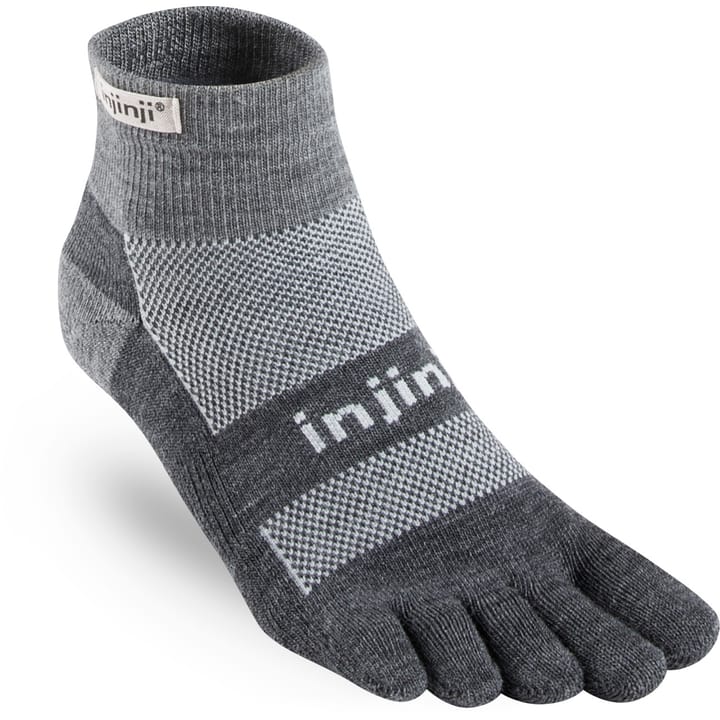 Injinji Outdoor Midweight Mini-Crew NuWool Charcoal Injinji