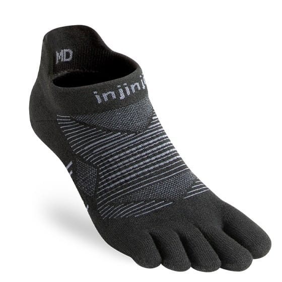 Injinji Run Lightweight No-Show Noir Injinji Injinji Run Lightweight No-Show Noir Injinji