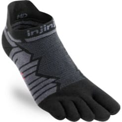 Injinji Men's Ultra Run No-Show Onyx Injinji