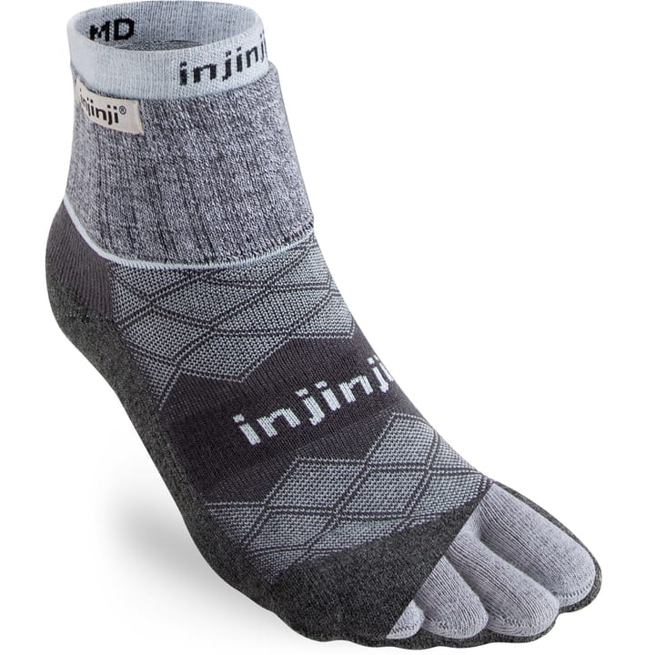 Women's Liner + Runner Mini-Crew Gray Injinji