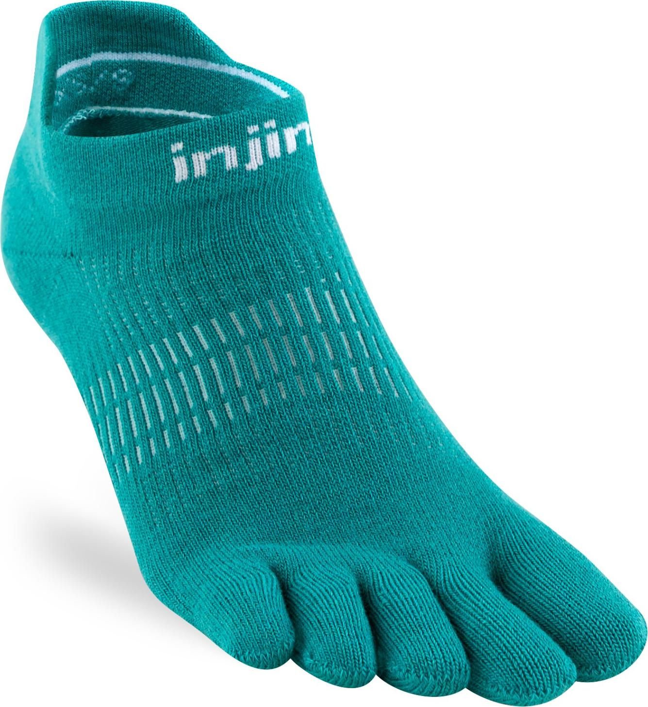 Injinji Women's Run Lightweight No-Show Atlantis