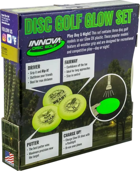 Innova Innova Dx Glow Starter Set Assorted Colors Assorted Colors Innova