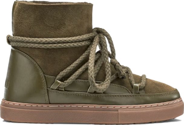 Inuikii Women's Classic Sneaker Olive Green Inuikii