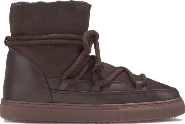 Inuikii Women's Classic Sneaker Dark Brown Inuikii