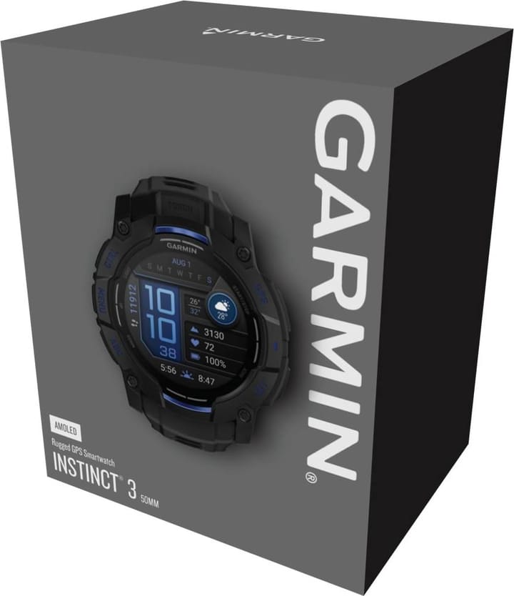 Garmin Instinct 3 AMOLED, 50mm Black Garmin Garmin Instinct 3 AMOLED, 50mm Black Garmin