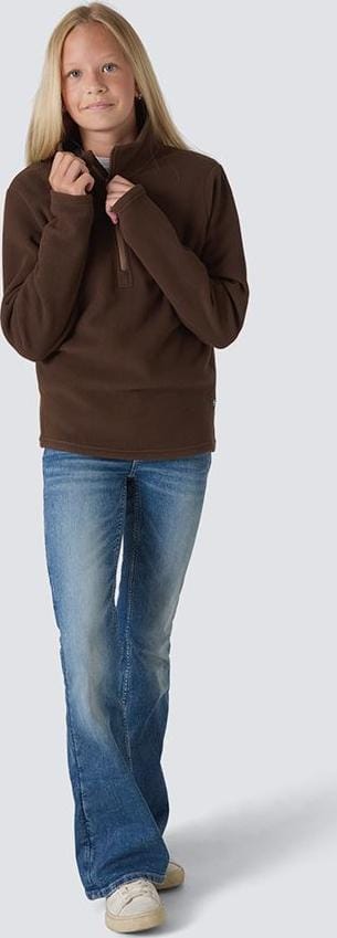 Isbjörn of Sweden Kids' & Teens' Cloud Half Zip Fleece  Chocolate Isbjörn of Sweden
