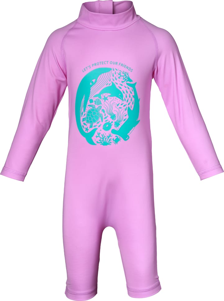 Kids' Dolphine Sun Jumpsuit Bubblegum Isbjörn of Sweden