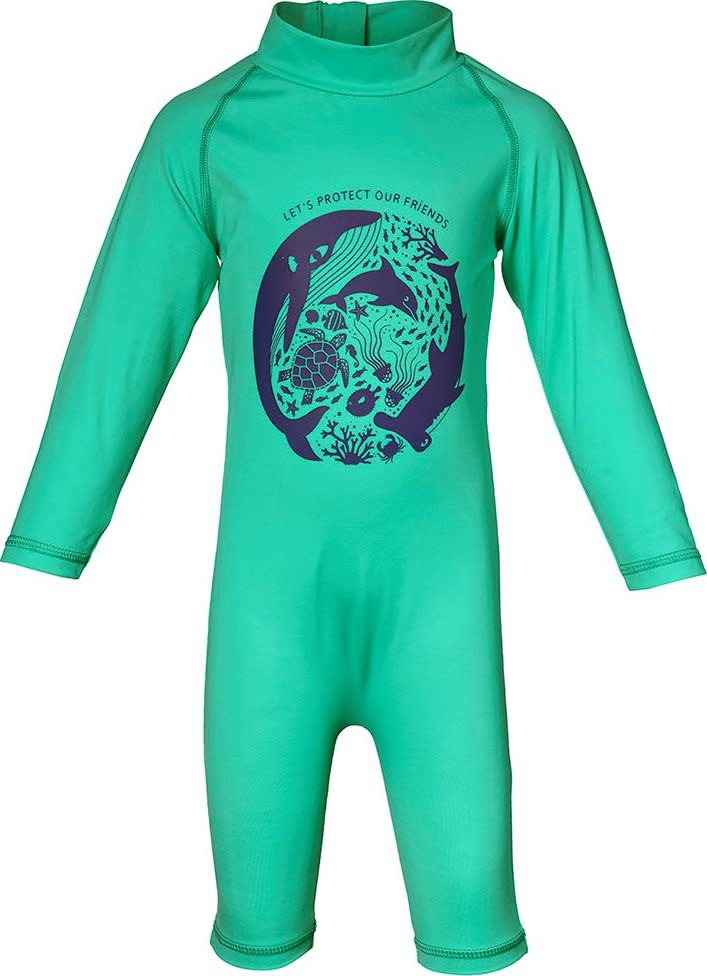 Isbjörn of Sweden Kids' Dolphine Sun Jumpsuit Mint Isbjörn of Sweden