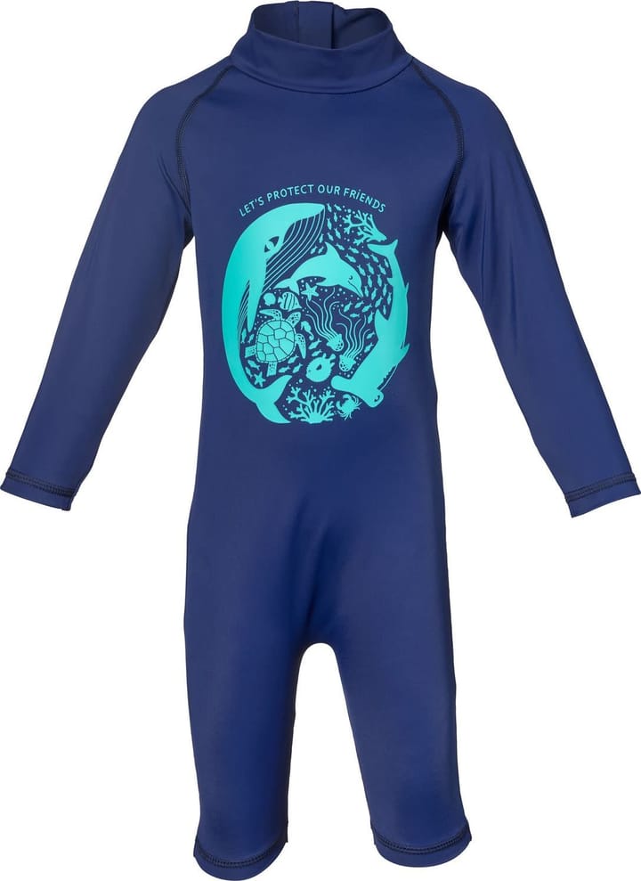 Isbjörn of Sweden Kids' Dolphine Sun Jumpsuit Navy Isbjörn of Sweden