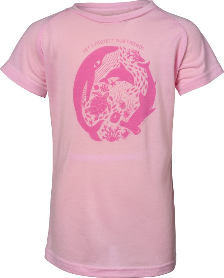 Kids' Ocean Tee Frostpink Isbjörn of Sweden