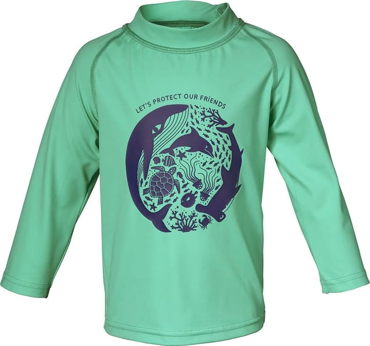 Isbjörn of Sweden Kids' Sealion Sun Sweater Mint Isbjörn of Sweden