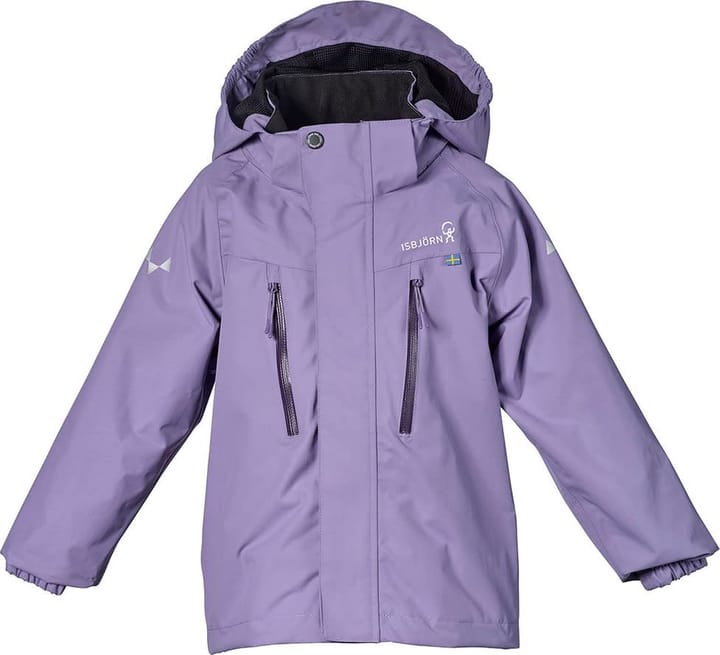 Kids' Storm Hard Shell Jacket Lavender Isbjörn of Sweden