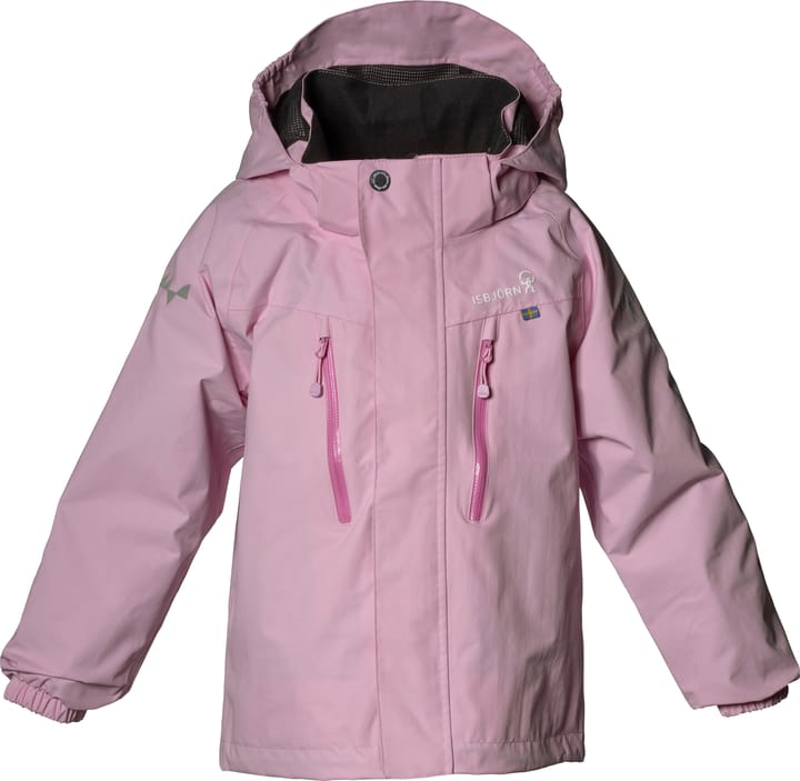 Kids' Storm Hard Shell Jacket Frost Pink Isbjörn of Sweden