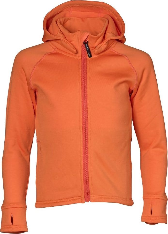 Isbjörn of Sweden Kids' Panda Hoodie Orange Peel Isbjörn of Sweden