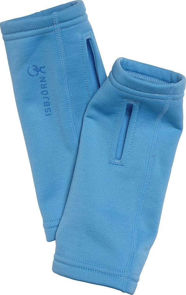 Isbjörn of Sweden Kids' Panda Wrist Gaiters Skyblue