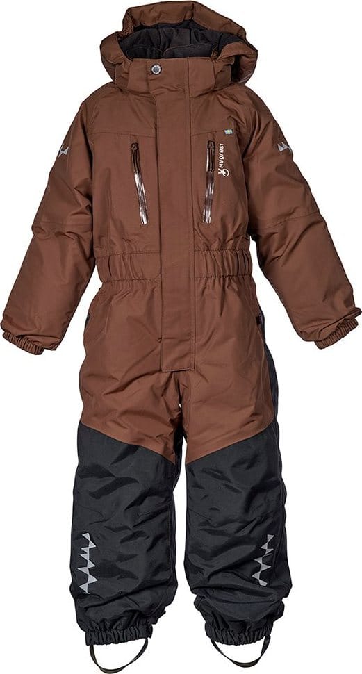 Isbjörn of Sweden Kids' Penguin Snowsuit Chocolate Isbjörn of Sweden