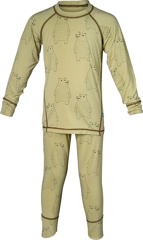 Isbjörn of Sweden Kids' Polarbear Set Baselayer