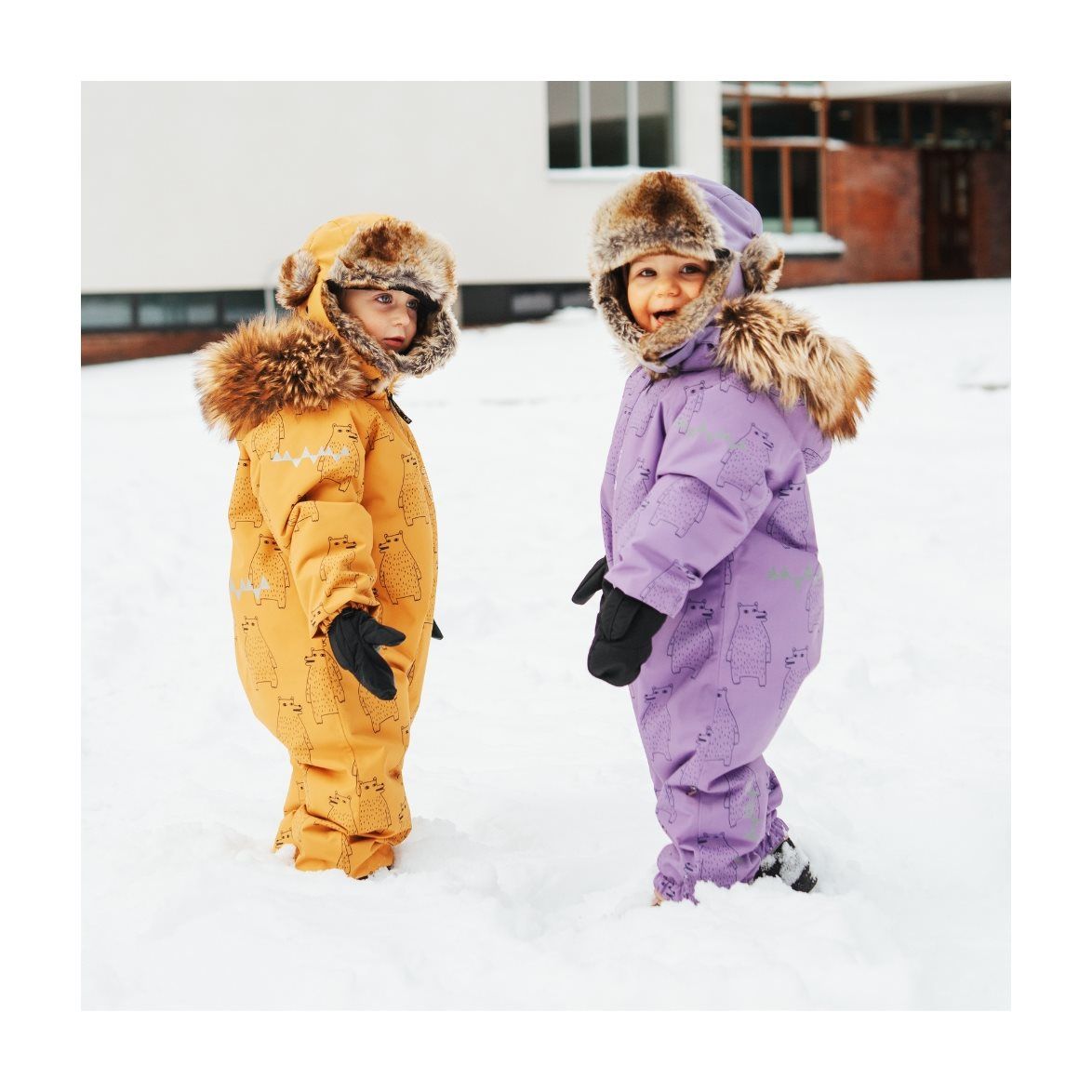 Isbjörn of Sweden Toddlers' Puffin Winter Jumpsuit Lavender | Buy