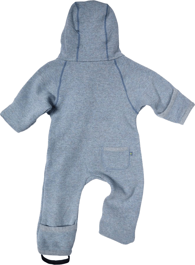 Isbjörn of Sweden Kids' Shaun Baby Jumpsuit Pearlblue Isbjörn of Sweden