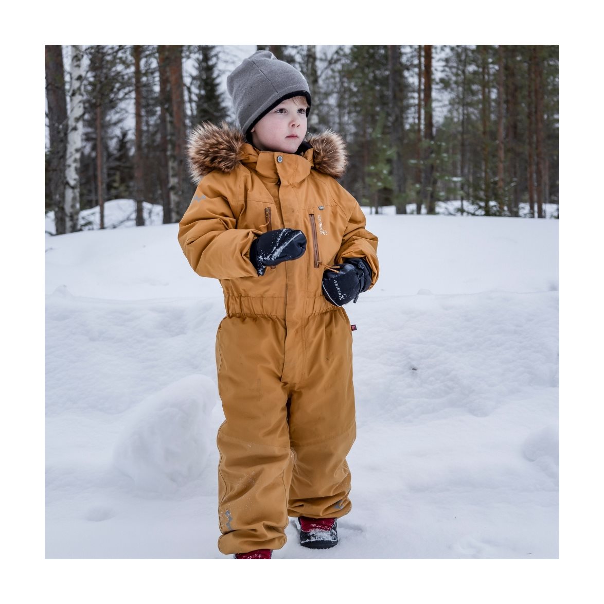Isbjörn of Sweden Kids' Snowlion Snowsuit Lion Overaller 80
