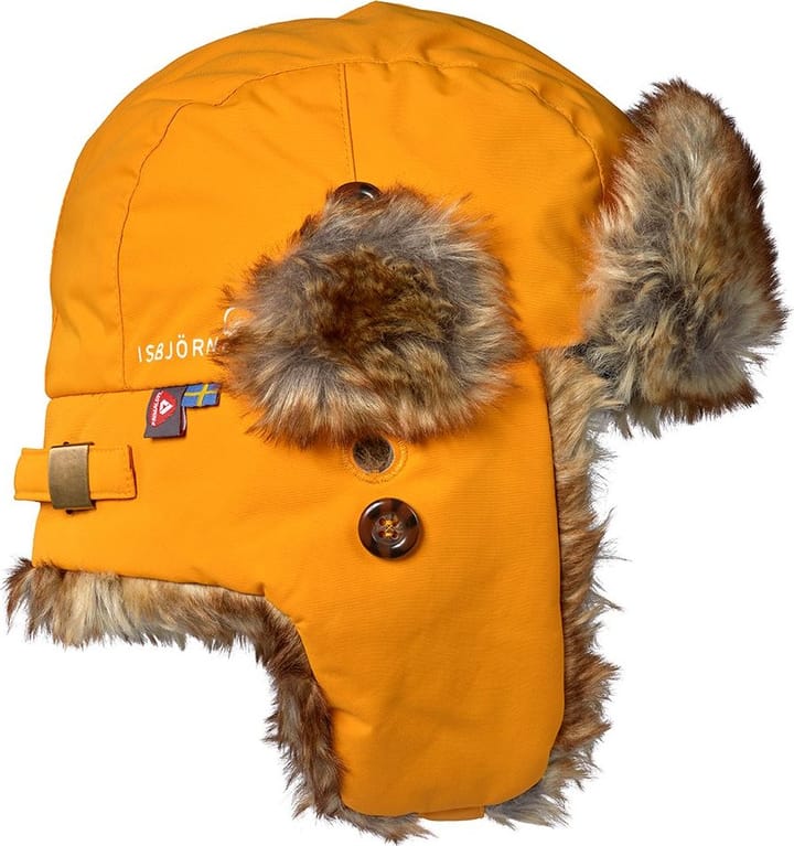 Isbjörn of Sweden Kids' Squirrel Winter Cap Saffron Isbjörn of Sweden