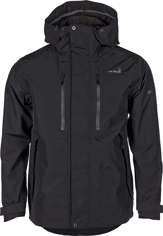 Isbjörn of Sweden Teens' Tripod Hardshell Jacket  Black Isbjörn of Sweden