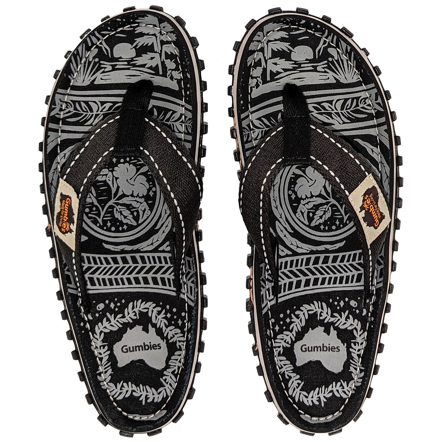 Gumbies Unisex Islander Classic Black