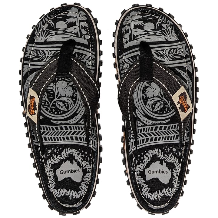 Gumbies Unisex Islander Classic Black Gumbies