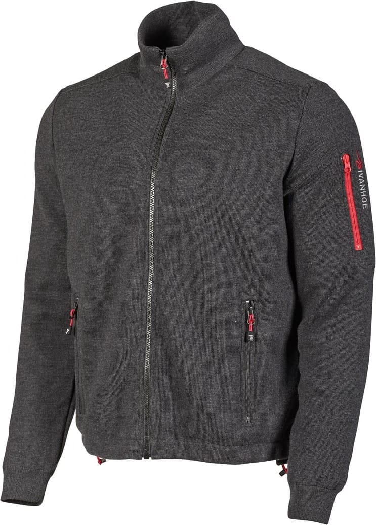 Men's Hadar Full Zip Windbreaker Graphite Marl