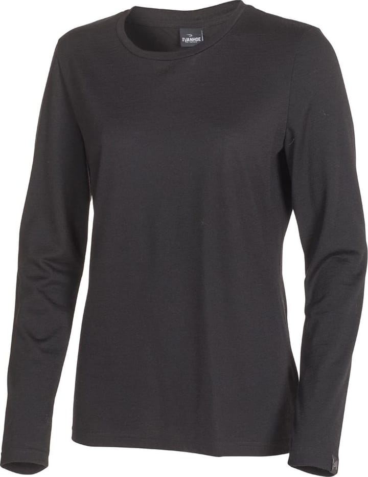 Ivanhoe Women's Underwool Merino Long Sleeve Black Ivanhoe
