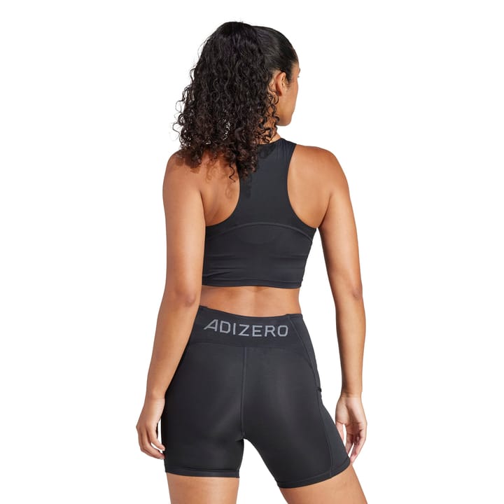 Adidas Women's Adizero Essentials Running Crop Top Black Adidas
