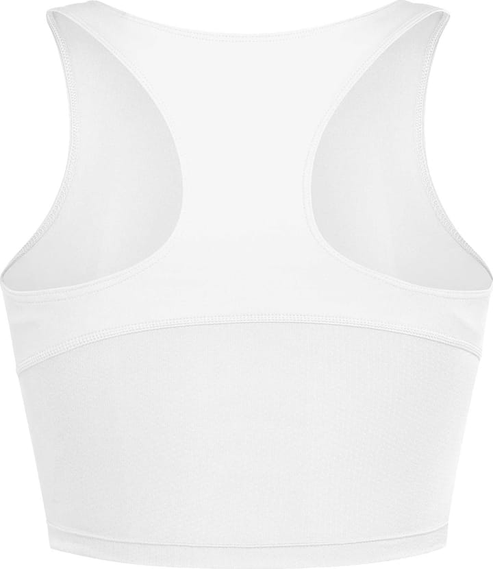 Adidas Women's Adizero Essentials Running Crop Top White Adidas