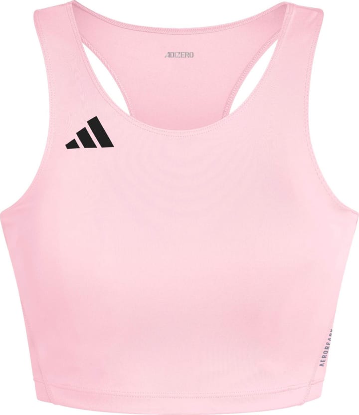 Adidas Women's Adizero Essentials Running Crop Top Lucid pink Adidas