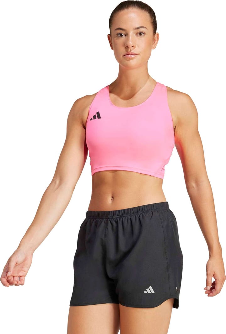 Adidas Women's Adizero Essentials Running Crop Top Lucid pink Adidas