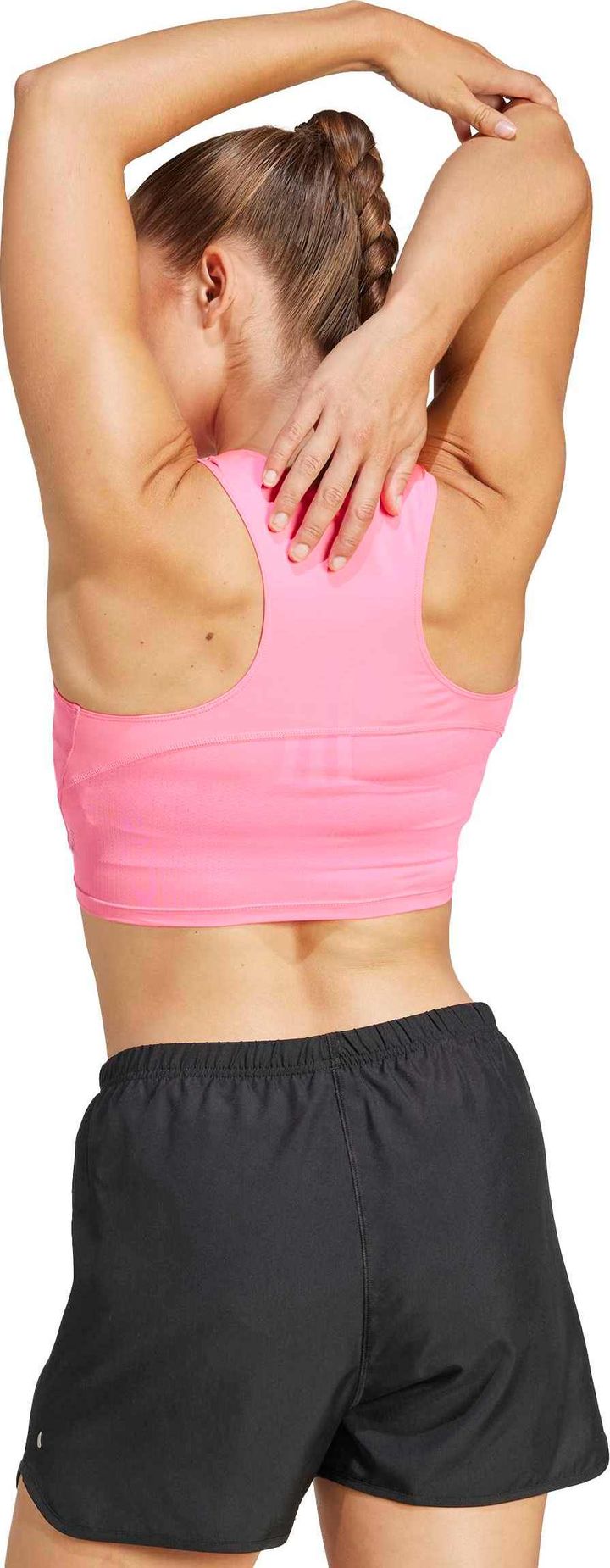 Adidas Women's Adizero Essentials Running Crop Top Lucid pink Adidas