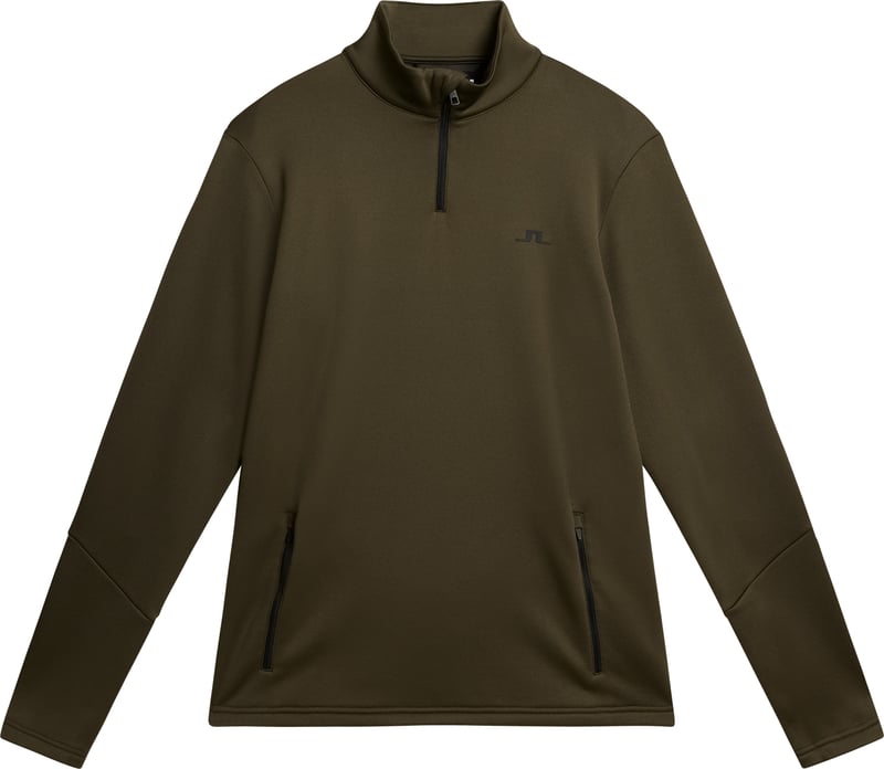 ｊｊ J.Lindeberg Men's Aerial 1/4 Zip Midlayer Forest Green | Buy