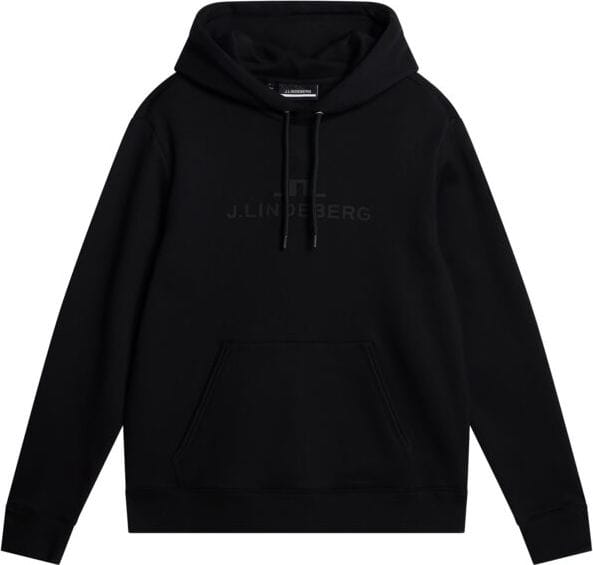 J.Lindeberg Men's Alpha Hood Black J.Lindeberg J.Lindeberg Men's Alpha Hood Black J.Lindeberg