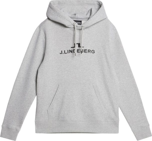 Men's Alpha Hood Light Grey Melange J.Lindeberg