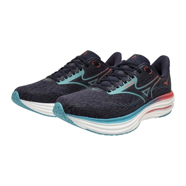 Mizuno Men's Wave Rider 29 Odyssey Gray/capri Breeze/calypso Coral Mizuno Mizuno Men's Wave Rider 29 Odyssey Gray/capri Breeze/calypso Coral Mizuno
