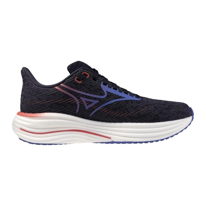 Mizuno Women's Wave Rider 29 Odyssey Gray/Iris Bloom/Calypso Coral Mizuno Mizuno Women's Wave Rider 29 Odyssey Gray/Iris Bloom/Calypso Coral Mizuno