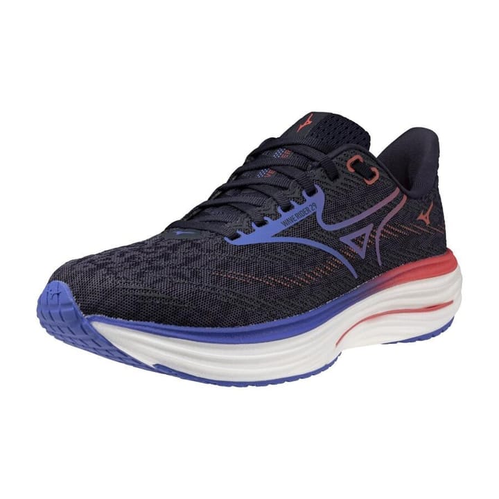 Mizuno Women's Wave Rider 29 Odyssey Gray/Iris Bloom/Calypso Coral Mizuno Mizuno Women's Wave Rider 29 Odyssey Gray/Iris Bloom/Calypso Coral Mizuno