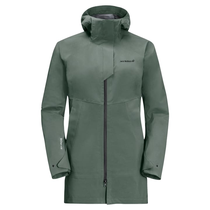 Women's Athletic Coat Hedge Green Jack Wolfskin