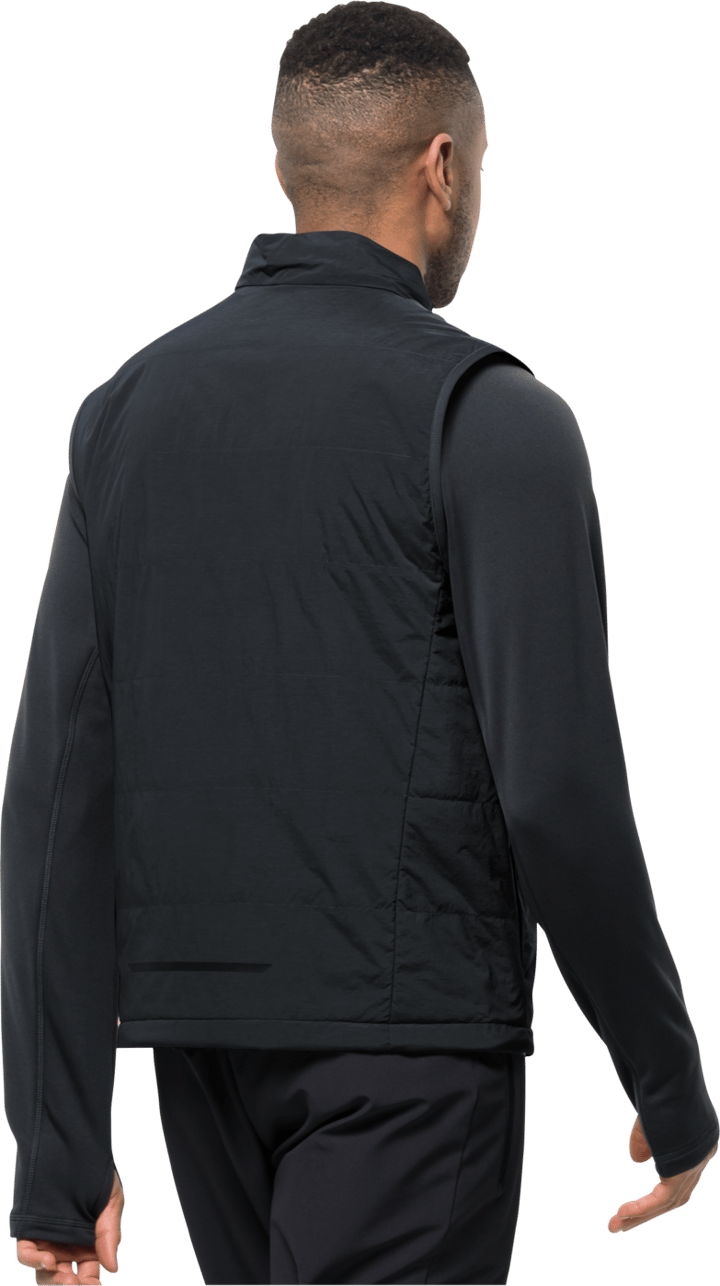 Men's Bike Commute Insulated Vest Phantom Jack Wolfskin