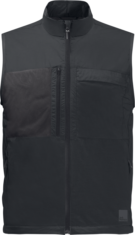 Jack Wolfskin Men's Bike Commute Insulated Vest Phantom Jack Wolfskin