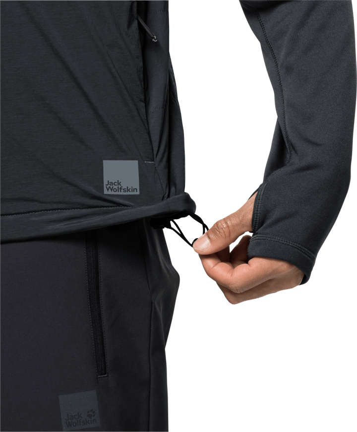 Jack Wolfskin Men's Bike Commute Insulated Vest Phantom Jack Wolfskin