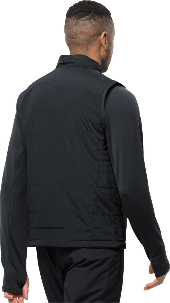 Jack Wolfskin Men's Bike Commute Insulated Vest Phantom Jack Wolfskin