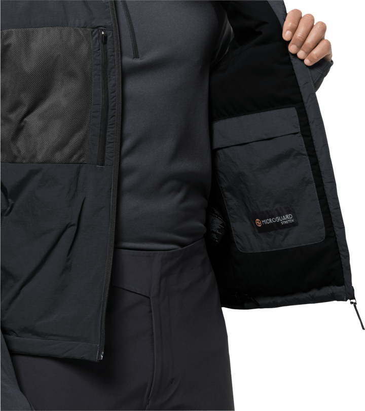Jack Wolfskin Men's Bike Commute Insulated Vest Phantom Jack Wolfskin