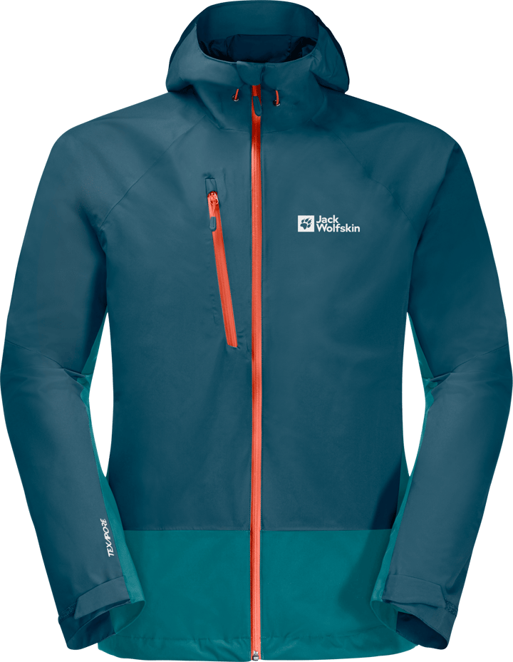 Jack Wolfskin Men's Eagle Peak 2Layer Jacket Blue Coral Buy Jack